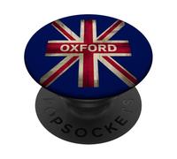 Memoria de Recuerdo de Vacaciones de Historia del Reino Unido de Oxford Inglaterra PopSockets PopGrip Adhesivo