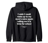 Memoria Escolar Retro de Miss My Mom'S Voice, nostálgica de los 90 Sudadera con Capucha
