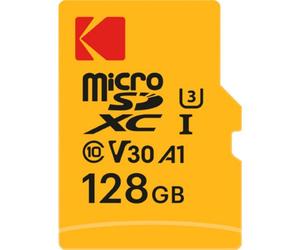Memoria flash Kodak EKMSDM128GXC10HPRK 128 GB MicroSD Clase 10 UHS-I V30 A1