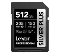 LEXAR Carte SD Silver Plus UHS-1 512Go V30 R205/W150
