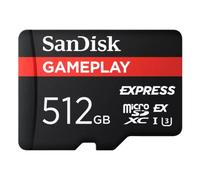 Memoria flash Sandisk GamePlay Express 512GB MicroSD Clase 10 UHS-I
