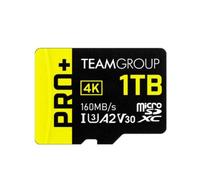 TEAMGROUP Tarjeta A2 Pro Plus de 1 TB Micro SDXC UHS-I U3 A2 V30, R/W hasta 160/110 MB/s para Nintendo-Switch, Steam Deck, Dispositivos de Juegos, tabletas, Smartphones, Disparo 4K, con Adaptador