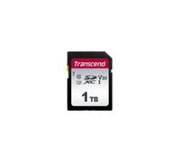 Transcend Tarjeta de memoria SDXC de alta velocidad de 1 TB (para cámaras digitales, imágenes y vídeos, radio de coche) clase 10, UHS-I U3, clase de velocidad de vídeo V30 para 4K Ultra HD TS1TSDC300S