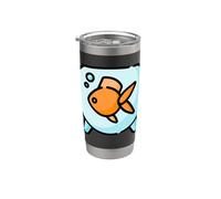 Memoria Goldfish - Recordando a corto plazo - Olvídate Vaso térmico de acero inoxidable de doble pared