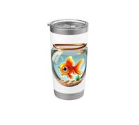 Memoria Goldfish - Recordando a corto plazo - Olvídate Vaso térmico de acero inoxidable de doble pared