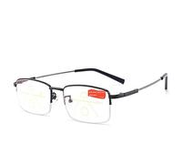 Memoria marco gafas de lectura hombre lejos y cerca de doble uso Anti-Luz Azul Dual luz inteligente Zoom automático progresiva Multi-Enfoque gafas Mujer