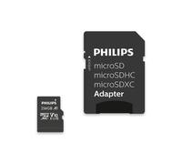 Philips Tarjeta SDXC de 256 GB + Adaptador SD UHS-I U1 Reads up to 80 MB/s A1 Fast App Performance V10 Memory Card for Smartphones, Tablet PC, Lector de Tarjetas
