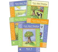 Memoria Press First Start Reading Books A-D | Beginner Phonics and Early Reading Kindergarten, Short Vowels, Word Families, Pencil Grip & Letter Formation