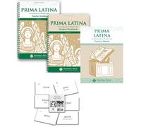 Memoria Press: Prima Latina Set, Foreign Language, introduction to Latin, Grades 1-4, Student Workbook, Teacher Manual, Flashcards, Practice Sheets