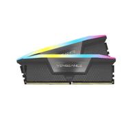 CORSAIR Vengeance RGB DDR5 64GB (2x32GB) 6000MHz C40 Memoria de Sobremesa de Alto Rendimiento - Compatible con AMD Expo e Intel XMP 3.0 - Gris (CMH64GX5M2D6000Z40)