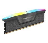 Memoria RAM Corsair Vengeance RGB CMH16GX5M1E6000Z36 16GB 1x16GB DDR5 6000MHz CL36 AMD EXPO Intel XMP Gris