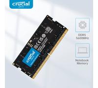 Memoria RAM Crucial DDR5 de 16GB 32GB 48GB 5600MHz para Portátil, SODIMM de 262 Pines, Compatible con Intel y AMD