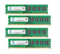 [Memoria RAM DDR3L de 32 GB] DDR3L-1600 UDIMM 32 GB (4 x 8 GB) 2Rx8 PC3L-12800U 8GB PC3-12800 DDR3-1600MHz 240 pines DIMM sin ECC sin búfer 1.35V/1.5V CL11 memoria de escritorio de doble rango Ram