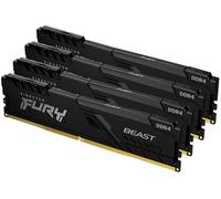 Kingston FURY Beast 64GB (4x16GB) 3600MHz DDR4 CL18 Memoria para Ordenadores de sobremesa Kit de 4 KF436C18BBK4/64