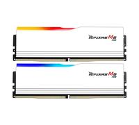 Memoria RAM G.Skill Ripjaws M5 RGB F5-6000J3036F24GX2-RM5RW 48GB 2x24GB DDR5 6000MHz CL30 Intel XMP RGB Blanco
