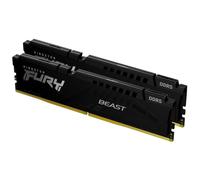 Memoria RAM Kingston FURY Beast 128GB 2x64GB DDR5 5600MHz CL40 Kit Intel XMP AMD EXPO Negro