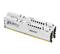 Kingston Technology FURY Beast 64GB 6000MT/s DDR5 CL30 DIMM (Kit de 2) Blanco EXPO