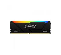 Memoria ram kingston fury beast rgb 16gb/ ddr4/ 3600mhz/ 1.35v/ cl15/ dimm