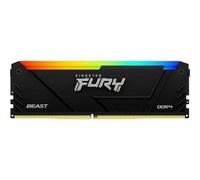 Kingston Fury Beast RGB 8GB 3600MT/s DDR4 CL17 DIMM PC Memoria para Ordenadores de sobremesa KF436C17BB2A/8