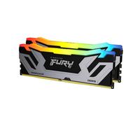 Memoria RAM Kingston FURY Renegade RGB 48GB 2x24GB DDR5 8400MHz CL40 CUDIMM Plata