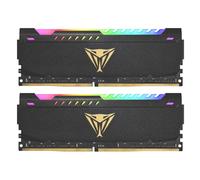 Viper Steel DDR4 3200 MHz 32GB (2x16GB) C16 Kit LED RGB de Memoria Alto Rendimiento Gris