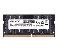Memoria RAM PNY MN32GSD43200-SB 32GB 1x32GB DDR4 3200MHz CL22 Negra SO-DIMM