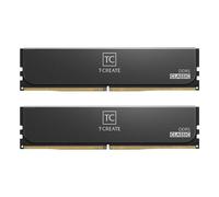 TEAMGROUP T-Create Classic 10L DDR5 32GB Kit (2 x 16GB) 6000MHz (PC5-48000) CL48 Módulo de Memoria de Escritorio RAM, Compatible con Intel y AMD - CTCCD532G6000HC48DC01, Negro-UDIMM