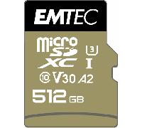 EMTEC MICROSD 512GB SDXC (CLASS10) SPEEDIN V30 A1 4K Adapt