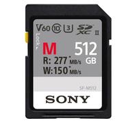 Memoria SD Sony SF-M 512GB UHS-II 277MB/s V60 resistente agua y golpes