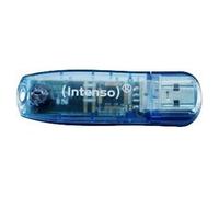 Memoria USB 2.0 Intenso Rainbow 4GB Azul Transparente