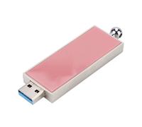 Memoria USB 3.0 de 16 GB con diseño femenino, imágenes nítidas, almacenamiento de datos fiable, diseño de fácil apertura y cierre, sin necesidad