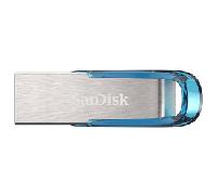 Sandisk Cruzer Ultra Flair 64gb Usb 3.0 One Size Silver / Blue