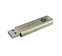 Memoria USB 3.1 HP x796w 128GB, diseño Push and Pull, Acabado metálico
