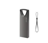 Memoria USB 32GB Mini Pendrive 32GB Impermeable USB Flash Drive 32 GB para Computadoras, Tabletas Almacenamiento de Datos (Gris)