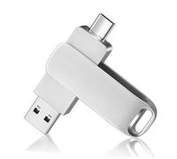 Memoria USB 512GB, Pen Drive USB C 2 en 1 OTG Dual Flash Drive Metal Memory Stick para PC, Tabletas, Macbook, Estéreo de Automóvil, Smartphones,TV