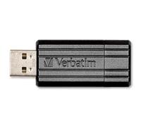 Verbatim PinStripe - Unidad USB de 8 GB - Negro