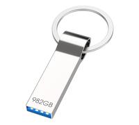 Memoria USB 982GB 3.0 Alta Velocidad Pen Drive con Llavero Impermeable Práctico Pendrive USB Flash Drive para Ordenador/TV/Coche/Player (982, GB)