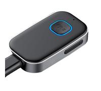 Memoria USB - Adaptador inalámbrico | Receptor portátil Android CarrPlay | Receptor de audio con conector de 3,5 mm | Módulo de música con batería de larga duración
