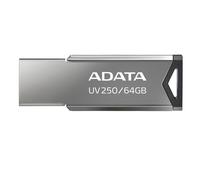 Memoria USB ADATA UV250 64GB CompactFlash Plata sin tapa
