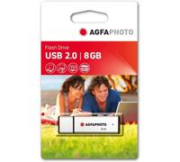 Memoria USB AgfaPhoto 8GB USB 2.0 15MB/s Lectura 5MB/s Escritura Compacta