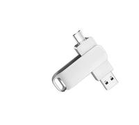 Memoria USB-C OTG de 4 TB para smartphone, PC y Mac - Diseño giratorio de 360 para una protección segura del puerto.