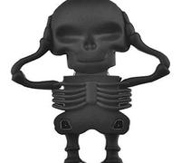 Memoria USB de 64 GB con forma de esqueleto de dibujos animados, chip de clase A que garantiza una rápida transmisión de datos, Plug and Play para