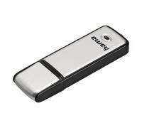 Memoria USB HAMA Fancy 128GB USB 2.0 Negro y Plata con Tapa