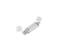 Memoria USB HAMA C-Laeta 16 GB USB Type-A y Type-C 3.2 Gen 1 Plata