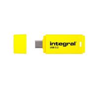 Memoria USB Integral Neon-C 128GB USB-C 150MB/s Negra con tapa