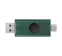 Memoria USB Kingston DataTraveler Duo Tipo-A/Tipo-C de 128 GB Doble deslizador, USB 3.2 Gen 1x1 (5 Gbit/s)