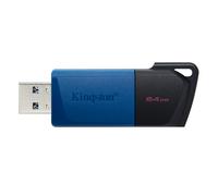 Memoria USB Kingston DataTraveler Exodia M Tipo-A de 64 GB Deslizador, USB 3.2 Gen 1x1 (5 Gbit/s)