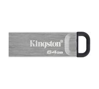 Memoria USB Kingston DataTraveler Kyson Tipo-A de 64 GB Sin tapa protectora, hasta 200 MB/s, USB 3.2 Gen 1x1 (5 Gbit/s)
