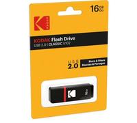Memoria USB Kodak Classic K102 16GB USB 2.0 negra compacta y robusta