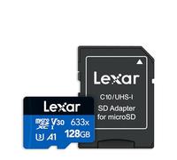 Lexar 633X 128GB - Tarjeta MicroSD + Adaptador